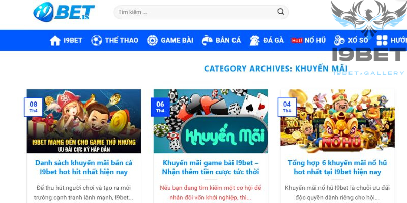 Khám phá ngay khuyến mãi hoàn trả I9BET